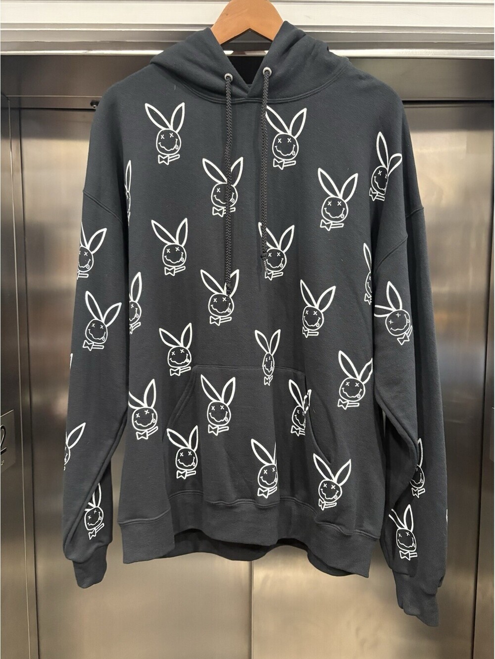 Super Radical Nirvana Smiley Face Inspired Hoodie